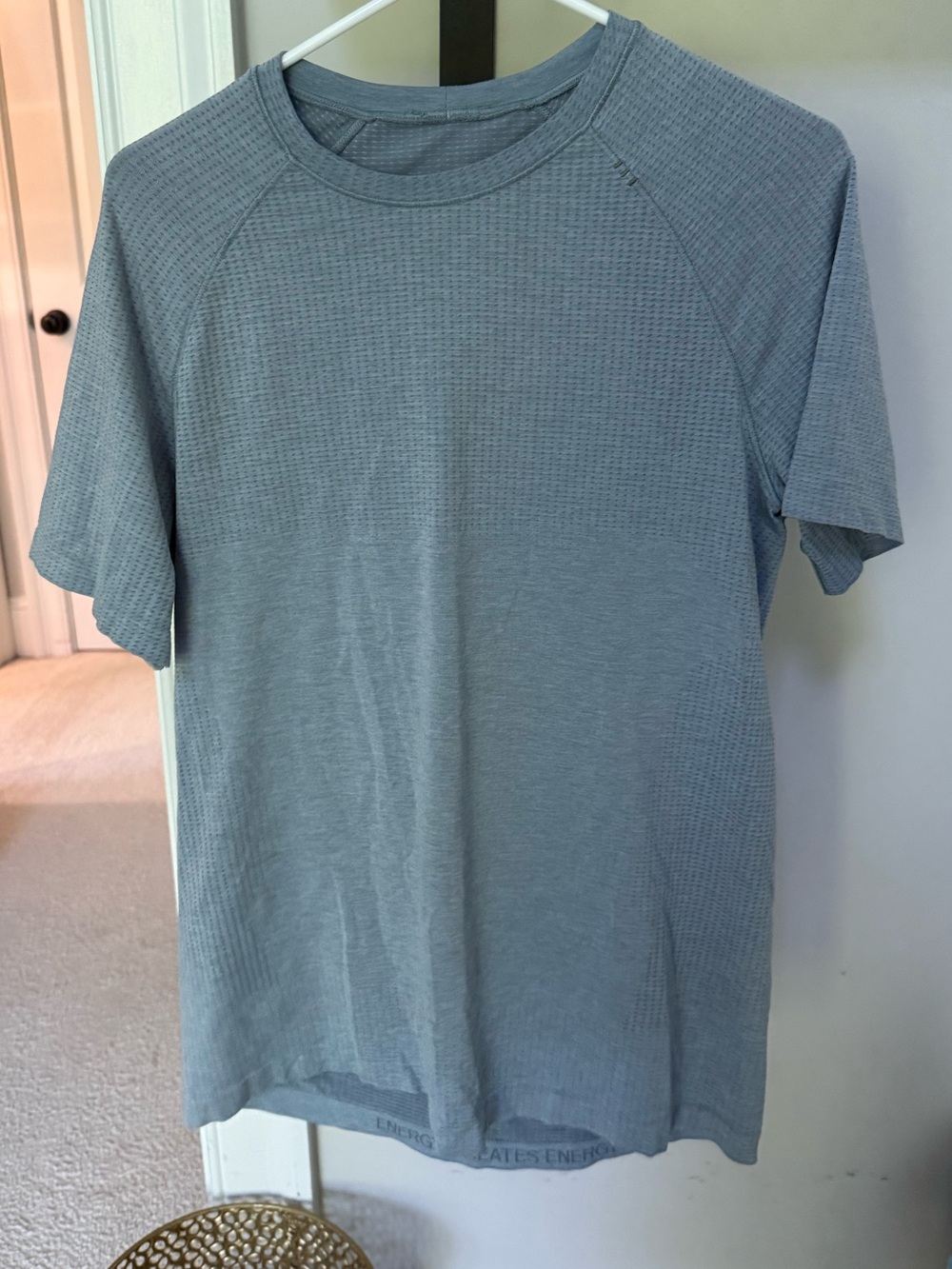 Men's Short Sleeve Performance Tee in Light Blue LULULEMON